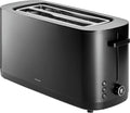 ZWILLING Enfinigy 4-Slice Long Slot Toaster - Extra Wide 1.5" Slots for Bagels & Toast | Sleek Black Design
