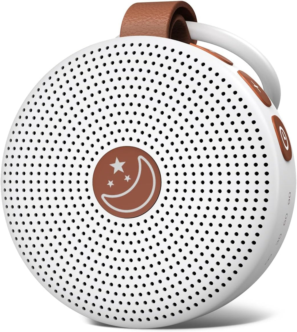 Skiennix Mini White Noise Machine - 30 Soothing Sounds | Portable Baby Sleep Aid with Auto-Off Timer & 32 Volume Levels
