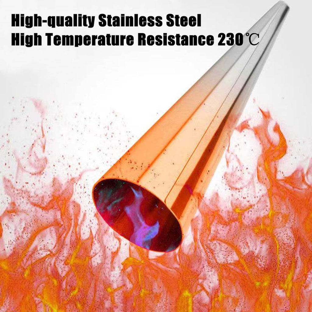 Skiennix 30 PCS Non-Stick Stainless Steel Cream Horn Molds - Large 5" for DIY Pastries & Desserts
