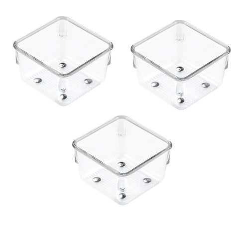 CLEAR LINUS ORG 3X3X2"