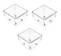 CLEAR LINUS ORG 3X3X2"
