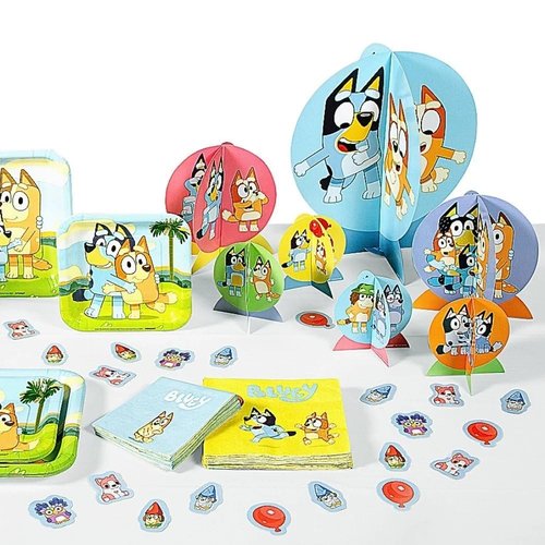 Bluey Table Centerpiece Kit - 27 Pc Set - High-Quality & Sturdy, Perfect Party Essential For Themed Parties & Events