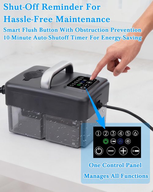 Mecmic Steam Cleaner for Home - 1600ML Water Tank 15s Heat-Up Portable Steamer for Cleaning, 6 Level Adjustable, 2500W, 45PSI, 250°F Steam, Handheld Steam Cleaner for Car Detailing, Grease, Tile,Grout