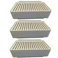 OCS Parts 3-Pack 2231 Drip Pans and 2232 Drip Pan Covers for Crathco Bubblers and Cold Beverage Dispensers | Compatible Replacement for Grindmaster Cecilware 2231 and 2232