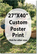 JIMUJIA Custom Canvas Art Print - Personalized Unframed Wall Decor | 27"x40" Custom Portrait for Home & Office