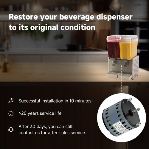 1068 Motor for Beverage Dispensers Compatible with Grindmaster Cecilware Beverage Dispensers