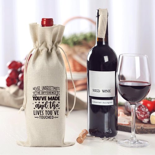 Funny Retirement Gifts for Woman Men Retirement Wine Gifts Bag Happy Retirement Party Decorations Retired Gifts Leaving Gifts for Coworker Nurse Teacher Boss Mother Father
