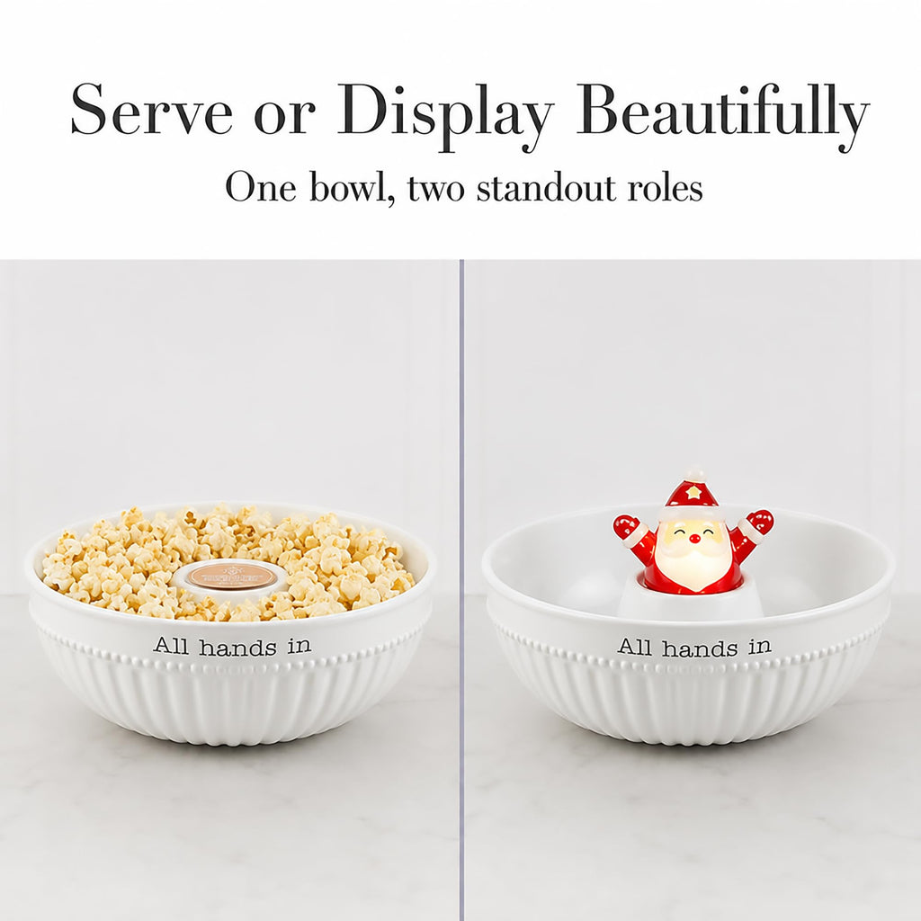 Mud Pie Serving Bowl; 4 1/2" x 11" dia