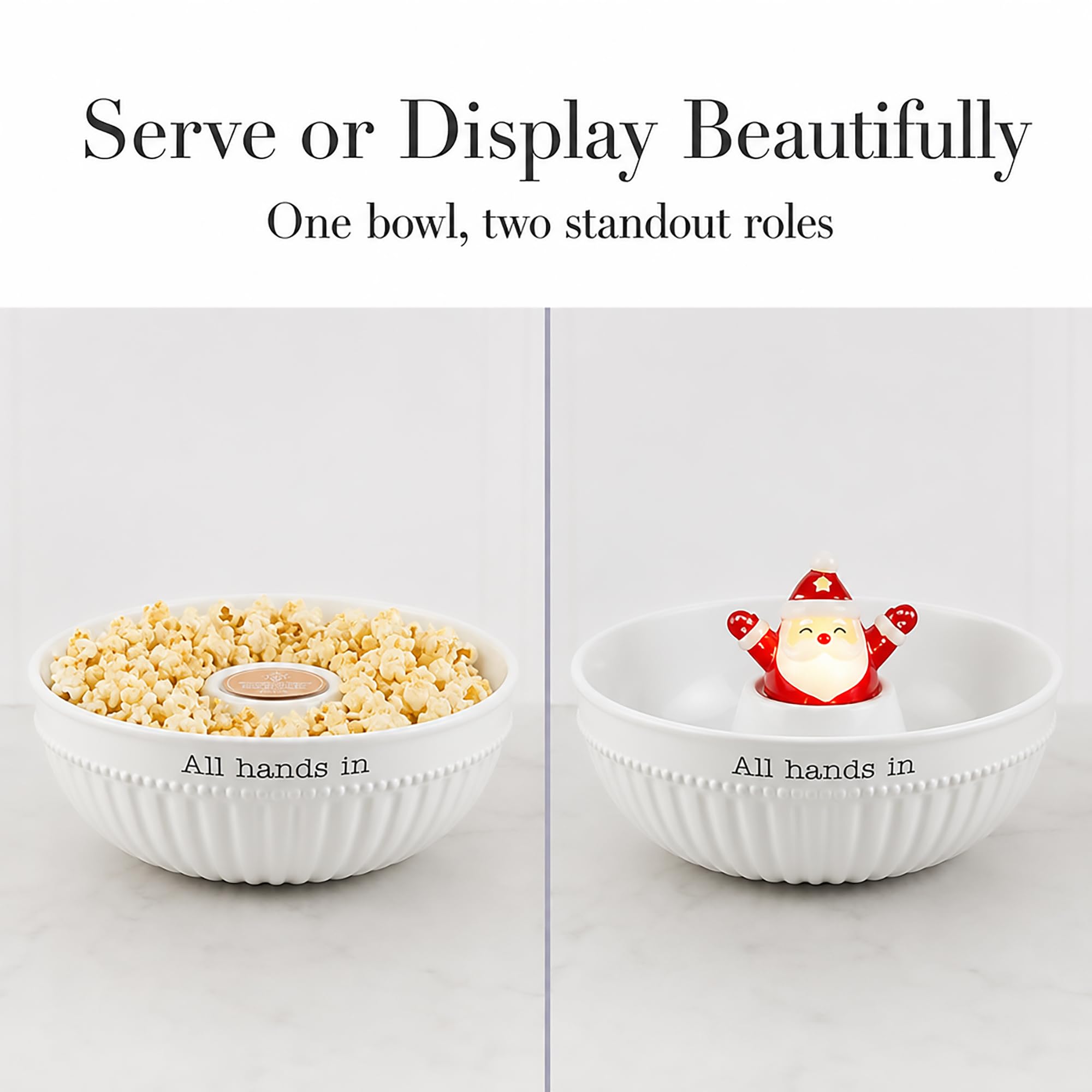 Mud Pie Serving Bowl; 4 1/2" x 11" dia
