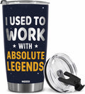 WHIDOBE Gift For Leaving Coworker - I Used To Work With Absolute Legend - Retirement Gifts - Leaving Gifts for Boss, Colleague - Going Away, Farewell Goodbye Workplace Gift For Coworker