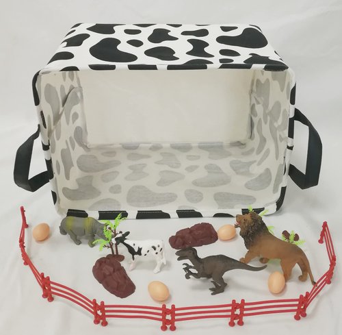 HUAYEE Rectangle Gift Basket Storage Bin Laundry Hamper Storage Organization Box Nursery Hamper for Clothes with Handles
