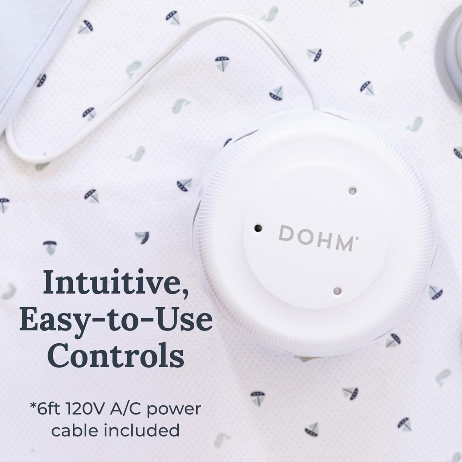 Yogasleep Dohm UNO White Noise Sound Machine - Real Fan for Non-Looping Sound | Travel & Sleep Aid