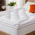 BEDLORE King Mattress Topper - Thick Pillow Top Pad for Back Pain Relief | Cooling Soft Cover with Deep Pockets