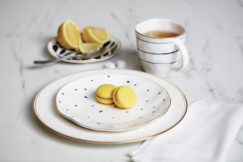 Lenox Blue Bay 4-Piece Dessert Plate Set, 4.05 LB