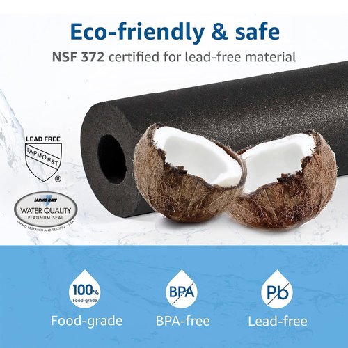 Waterdrop AP5527 Post Water Filter Cartridge, Model No.WD-W59, Replacement for Aqua-Pure® AP5527, 5598101, AP-RO5500, APRO5500 System (Pack of 2)