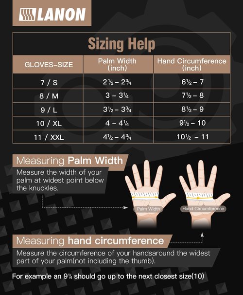 LANON 8 Mil Heavy Duty Black Nitrile Gloves, Food Safe, Latex Free, Mechanic, Fully-Diamond Textured Grip Industrial Disposable Gloves, X-Large