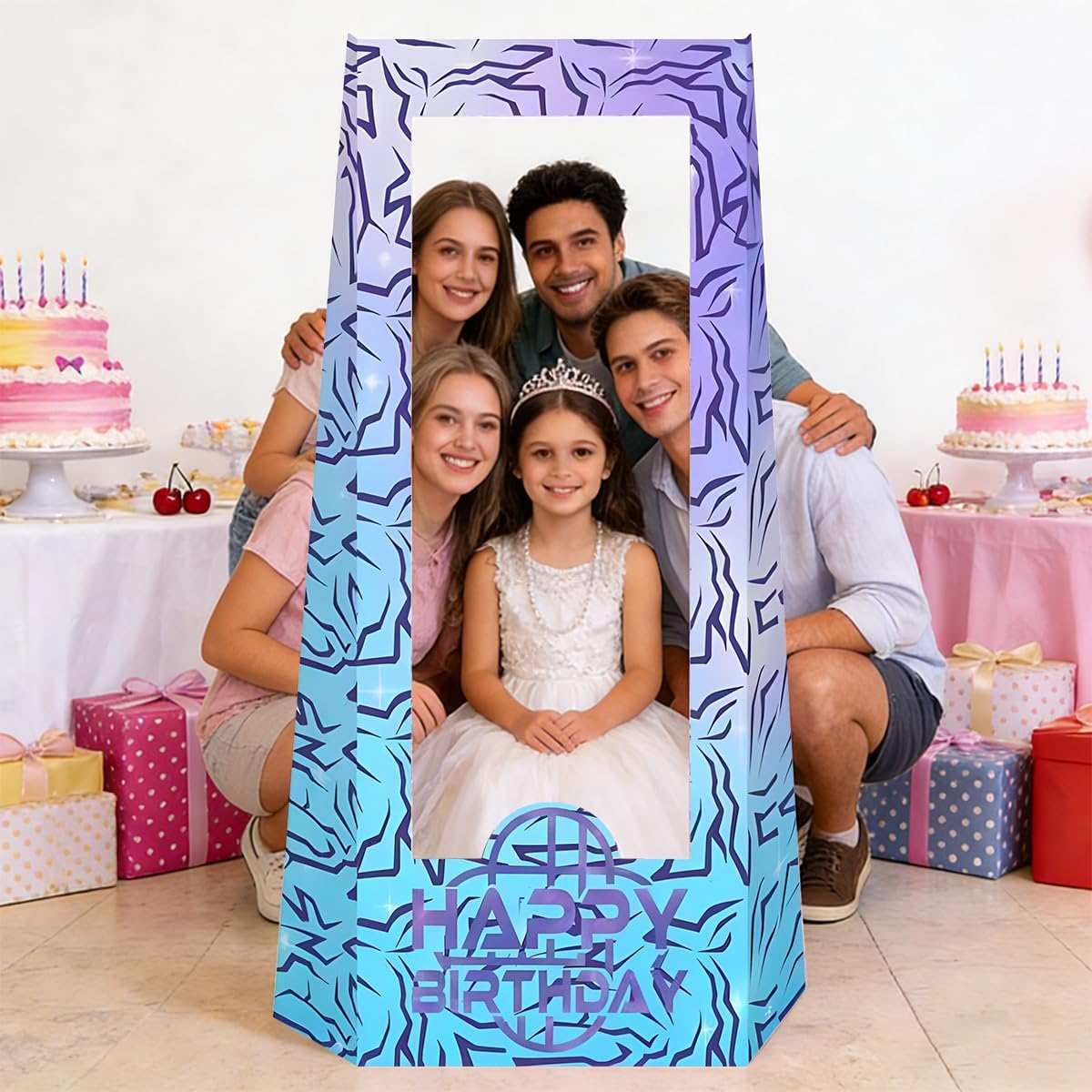 Purple Demon | 4.9 Ft Tall Life-Size Cardboard Stand-In | Perfect for Themed Parties & Photo Booths