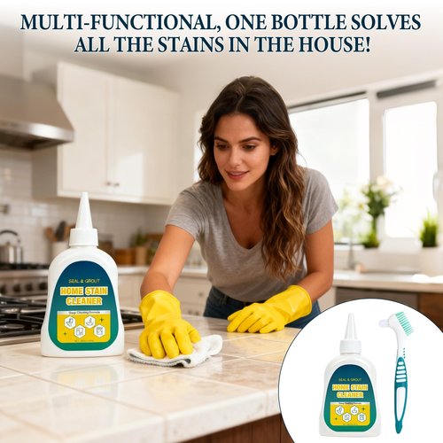 VOYOCUGE Home Stain Cleaner-7 OZ Fast-Acting All-Purpose Deep Cleaning Gel for Bathroom, Kitchen, Laundry & Room, For Targets Tile Gaps, Washing Machine Seals, Fridge Rubber, Wall & Shower Stains