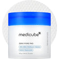 Medicube Toner Pads Zero Pore Pad 2.0 - Dual-Textured Exfoliating Facial Pads with 4.5% AHA & 0.45% BHA | 70 Pads