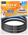 MyKEEPOW Vacuum Belts Replacement 3M-231-6 Compatible with Shark Rotator NV500 NV752 Series Upright Vacuum Cleaners,Compatible with NV400 NV401 NV402 NV403,3 Pack