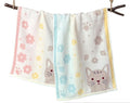 Kissvian 2 Pack Cute Cat Hand Towel Set Cartoon Animal Decorative Home Bathroom Kitchen Towels Face Washcloths for Cat Lovers Kids