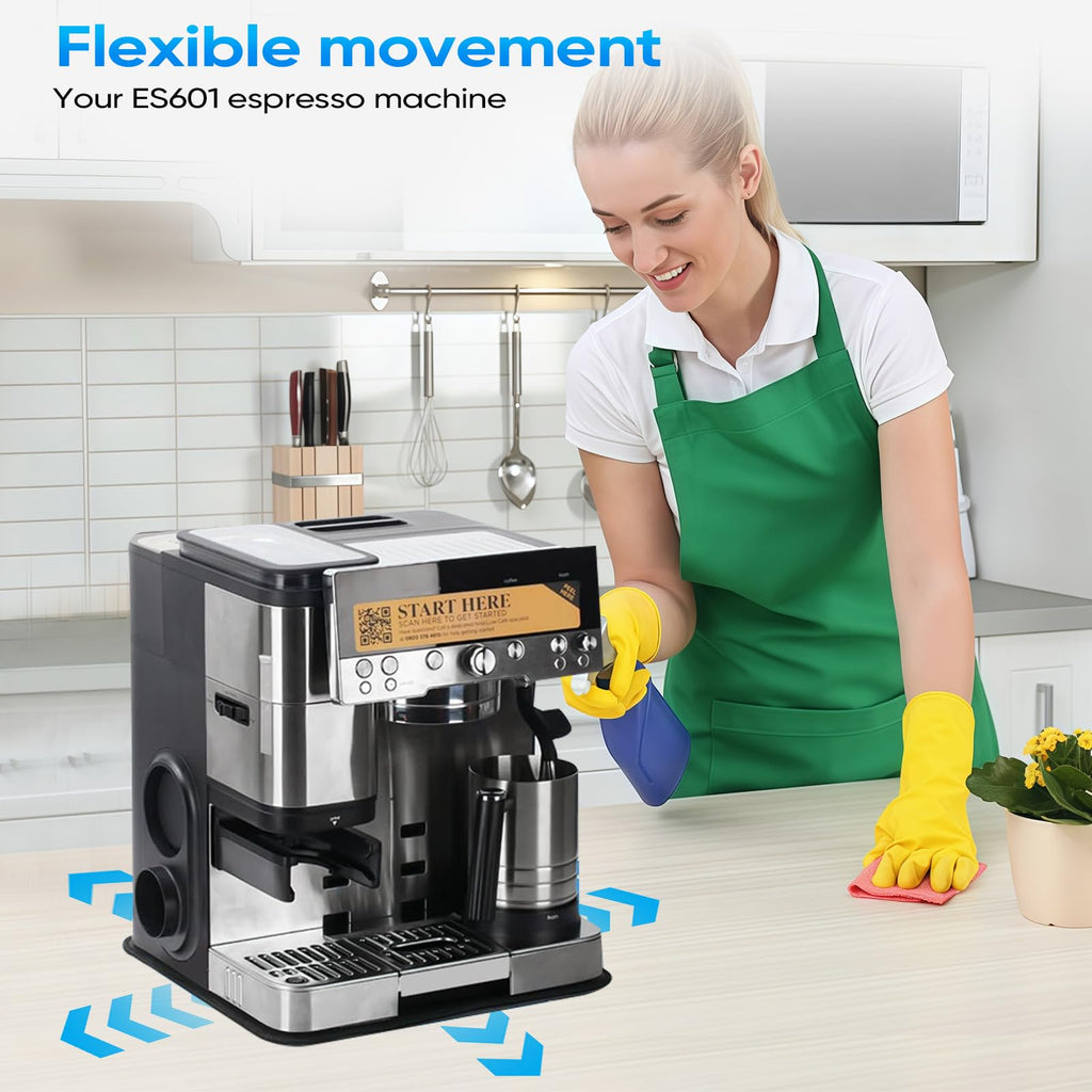 Sliding Mat Compatible with Ninja Espresso CoffeeMachine ES601/ES701 with Hanging Strap - Smooth Glidewith Anti-Slip Base - Easy To Clean for Ninja Cafe LuxeAccessonies