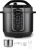 Midea 12-in-1 Electric Pressure Cooker - 8 Quarts, Multi-Functional with 12 Presets, Stainless Steel
