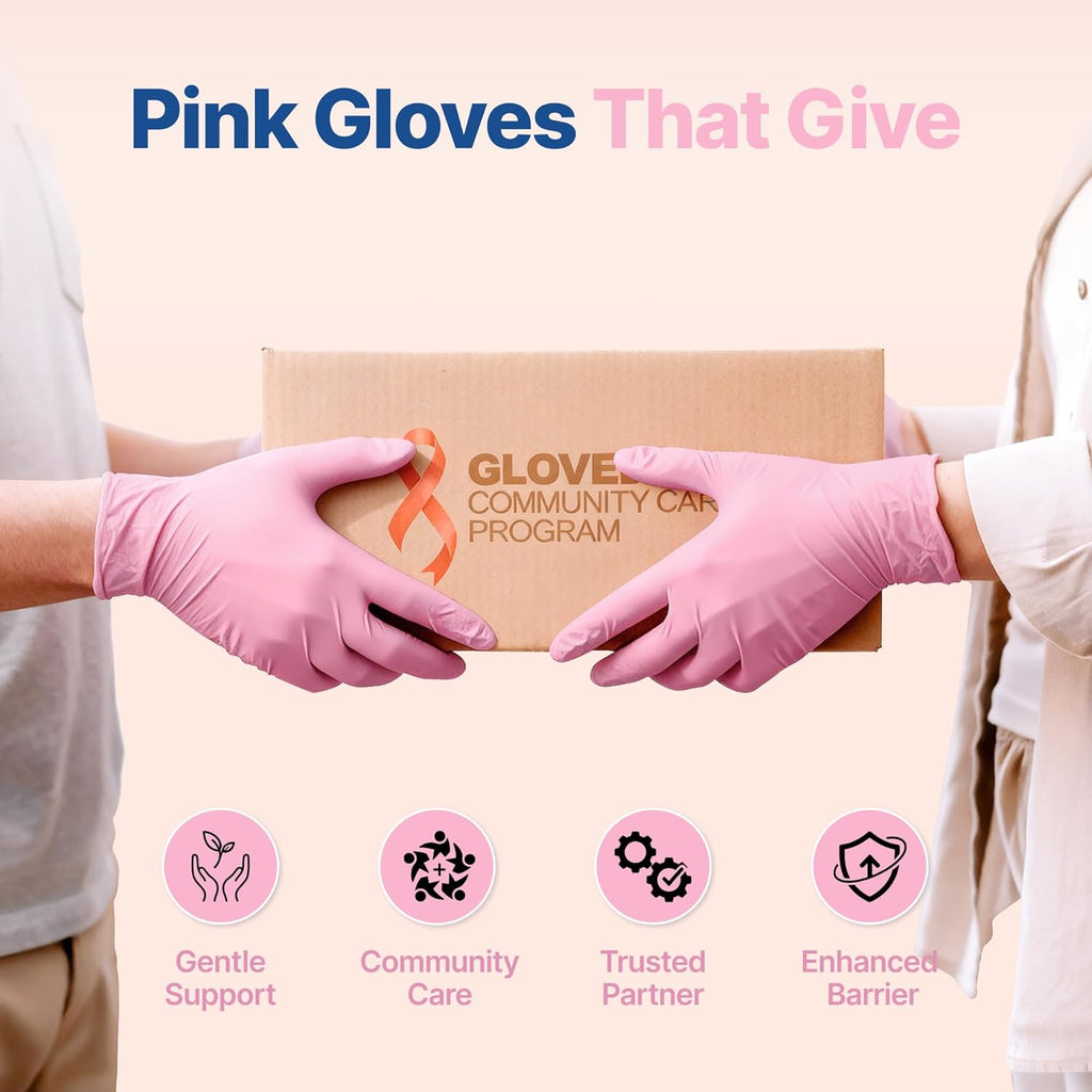 Schneider Nitrile Exam Gloves - 4-Mil Disposable Medical Gloves | Latex-Free & Powder-Free, Food Safe