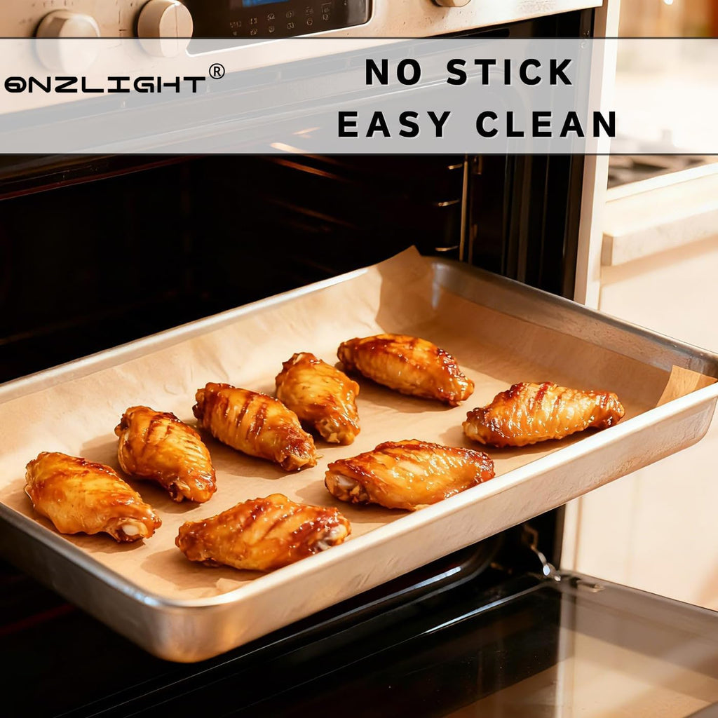 Unbleached Parchment Paper by [Brand Name] - 200 Pre-Cut Non-Stick Baking Sheets | Heat Resistant Up to 446°F (8 x 12 Inch)