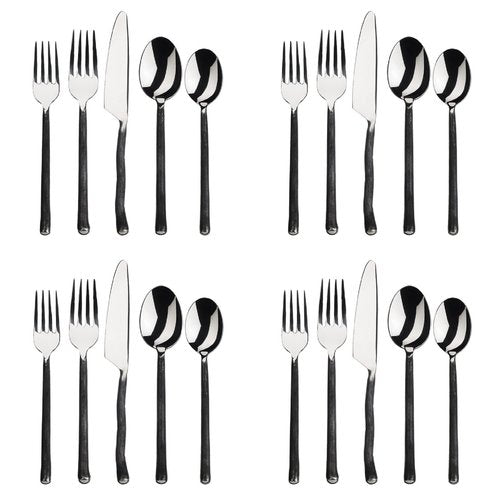 Gourmet Settings - 20-Piece Silverware Set - Montana Collection