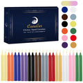 24 Pack Multicolor Spell Chime Candles – Premium Mini Unscented Taper Candles for Rituals, Prayer, Meditation, Altar, Spells – 4" Tall – Ideal for Witches & Spiritual Practices