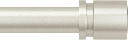 Byondeth Adjustable Curtain Rods - 16 to 60 Inches | 1-Inch Diameter, Brushed Nickel Finish
