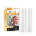 Wevac Vacuum Sealer Bag Rolls, 8"x16' (2 Rolls), Heavy Duty Food Storage for Sous Vide, Freezer, Meal Prep, Keep Food Fresh Longer