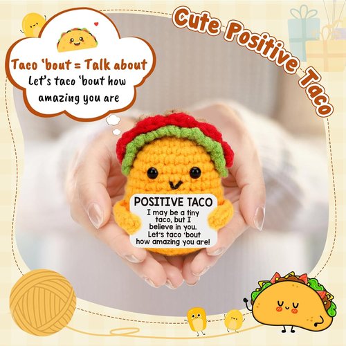 **Mini Emotional Taco | Unique Birthday Gift for Men & Women | Perfect for Teachers, Graduates & Friends**