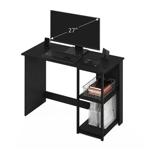 Furinno Camnus Modern Living Computer Desk 40 Inch, Americano/Black