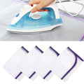 Wmzjnljy 4pcs 40 * 60cm Protective Ironing Scorch Mesh Cloth Heat Resistant Ironing Cloth Protective Insulation Pad for Easy Ironing and Protection(J31-4)
