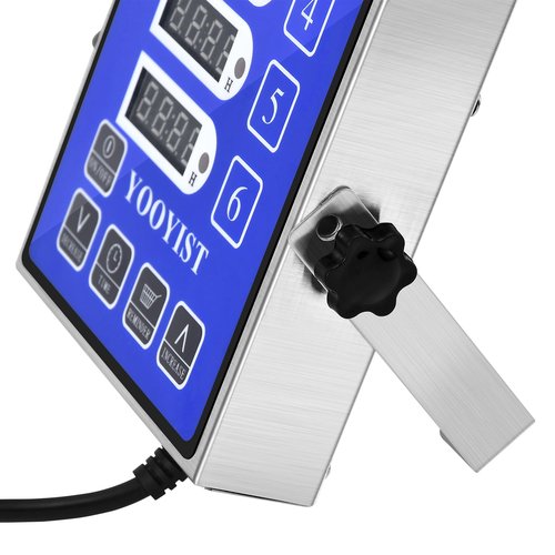 YOOYIST Precision Kitchen Timers for Cooking – 6 Channel Commercial Kitchen Timer Restaurant Kitchen Supplies – Stainless Steel Digital LED Chef Cooking Timer – Reminder Function, Loud Alarm, Blue