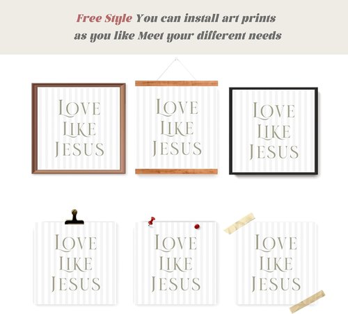 LARTSFRO Coquette Beige Bow Wall Art Decor - Inspirational Christian Posters for Teen Girls | Set of 4, 10x10 Inch (Unframed)