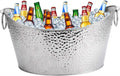 Stainless Steel Beverage Tubs Large Ice Bucket Drink Buckets for Parties Weddings 12L