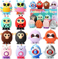 Skiennix 12 PCS Animal Suction Pop Fidget Toys - 3D Silicone Fun for Kids | Party Favors & Prizes
