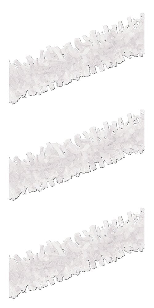 Tissue Festooning White Pack of 3