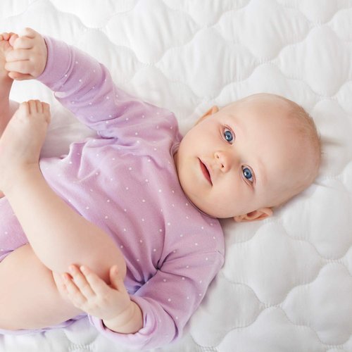 Waterproof Pack and Play Mattress Pad Sheets Fitted (Cover Only), Cotton Fabric Pack and Play Protector, Fits Graco Play Yard, Baby Mini Crib Sheet Cover