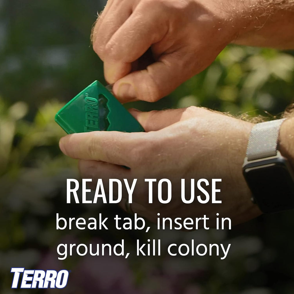 Terro T1812 Outdoor Ant Baits - Effective Liquid Formula, 6 Pack for Pest Control