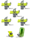 The Krak'in 2.0 (5-Pack) - Innovative Shotgun Tool with Built-in Funnel - Gray/Green - Great for Parties, Golfing, Beach Days, Sporting Events, etc.