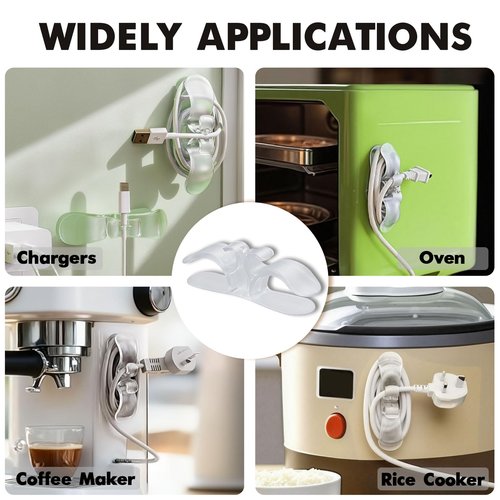 omifora 6PCS Appliance Cord Organizer,Upgraded Cord Organizer for Appliances,Wire Wrapper,Compatible with Air Fryers,Coffee Makers, Pressure Cookers, Toasters & Ovens
