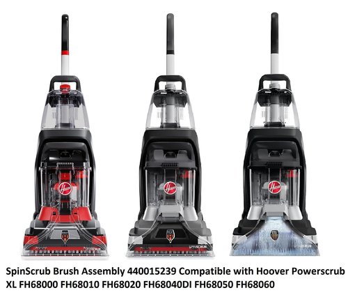 XCESS XPRESS SpinScrub Brush Assembly 440015239 Compatible with Hoover Powerscrub XL FH68000 FH68010 FH68020 FH68040DI FH68050 FH68060