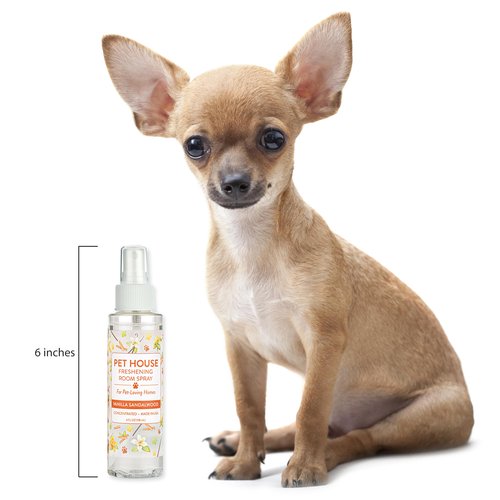 One Fur All Pet Air Freshener 4 OZ Concentrated Room Spray for Pet Odor, Vanilla Sandalwood, Pack of 1