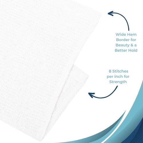 Looperry White Terry Cloth Rags (24 Pack) 13"x13" Inches Commercial Grade Dish Cloth Multipurpose Cleaning Rags for Housekeeping, Car Wash. Absorbent & Reusable Bar Mop Towels for Kitchen Cotton