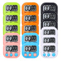 16 Packs Digital Timer Multi-Function Electronic Timers for Classroom Small Magnetic Countdown Stopwatch Mini Loud Alarm Stop Clock for Kitchen Cooking Games Meeting Study Work Baking Sports Office