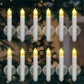 Homemory 12PCS LED Window Candles - 2X Brighter Flameless Taper Candles with Timer & Suction Cups for Holiday Decor